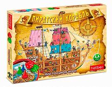 Игра-ходилка настольная ХАТ "Пиратский корабль" 18480 с куб.и фишк.,подар.короб.