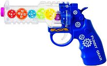 Игрушка ИГРУНЫ "Пистолет с цветными шестерёнками со звуковыми эффектами" BP1016