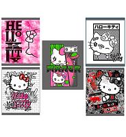 Тетрадь 48л. (клетка) CENTRUM "Hello Kitty манга" 74335 софт-тач,асс.